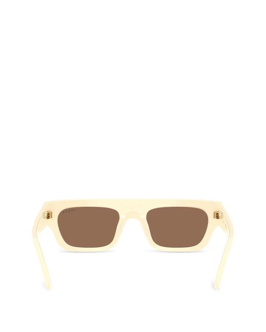 Vogue Eyewear Natural Rectangle-Frame Sunglasses