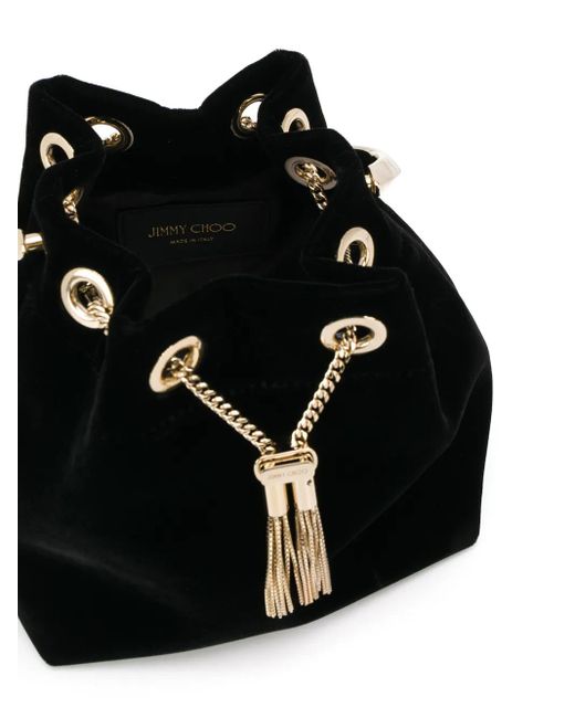 Jimmy Choo Black Bon Bon Bag With Bracelet