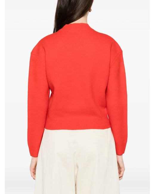 A.P.C. Red Crew-Neck Seater