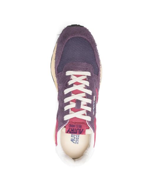 Autry Pink Reelwind Sneakers for men