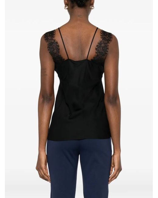 Pinko Black Lace Lingerie Top