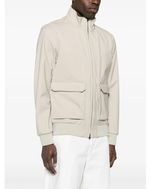Herno White Virgin-Wool Jacket for men