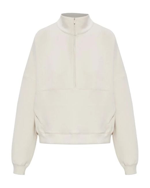 Nike 24.7 Impossiblysoft Sweater in het White