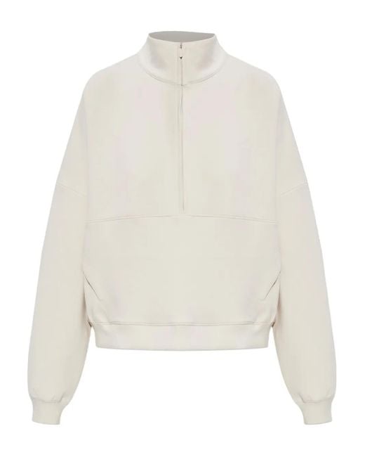 Nike 24.7 Impossiblysoft Sweater in het White
