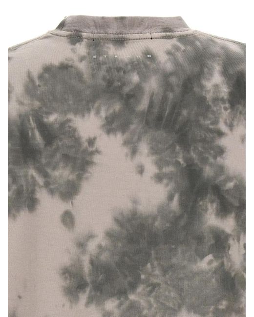 Stampd Gray Tie-Dye Strike T-Shirt for men