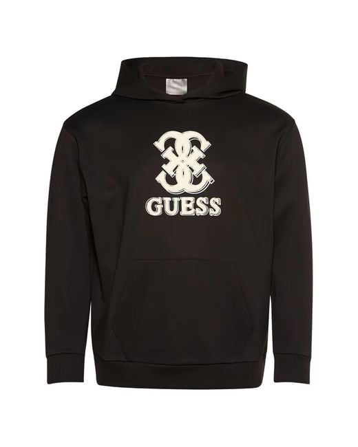 Guess Black Logo Hoodie