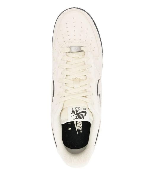Nike White Air Force 1 Leather Sneakers for men
