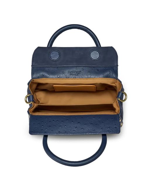 Zanellato Blue Baby Dotta Stud-Embellished Tote Bag