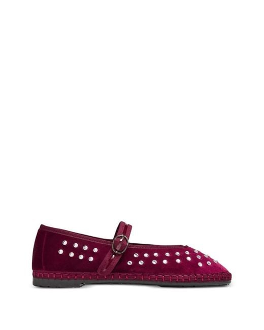 Flabelus Purple Mae Ballet Flats