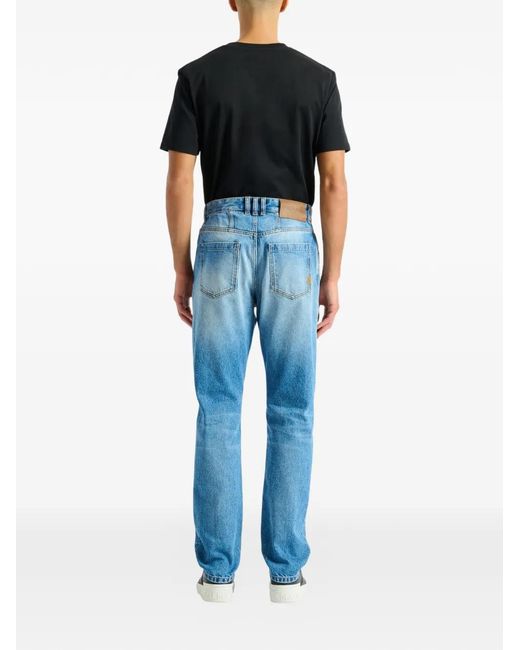 Vaqueros Rectos Azules Balmain de hombre de color Blue