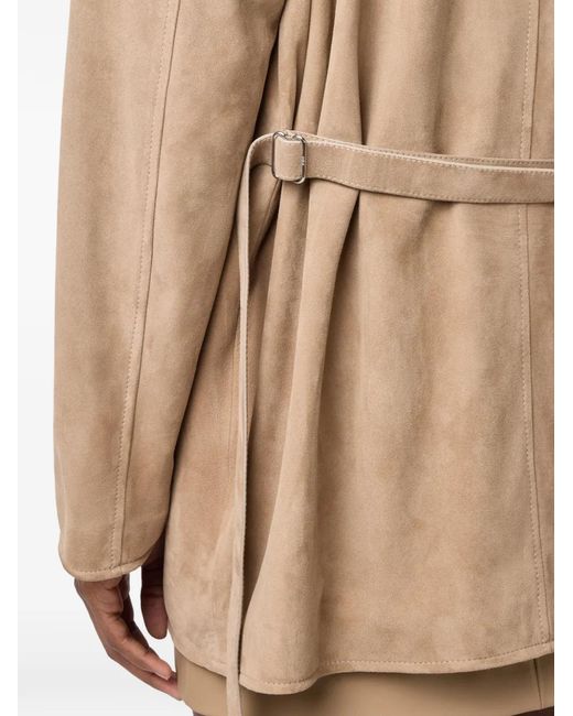 Tod's Natural Pocket Leather Jacket