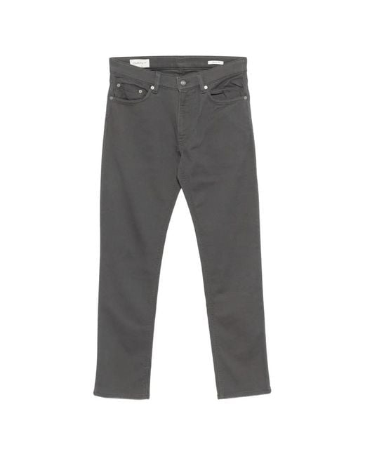 Gant Gray Regular Soft Twill Jeans for men