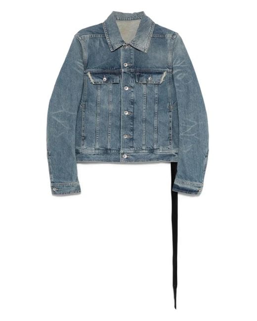 Rick Owens Blue Trucker