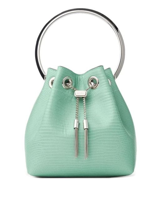 Jimmy Choo Green Bon Bon Beuteltasche