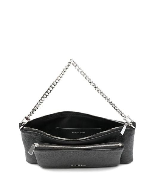 Michael Kors Black Chain-Strap Shoulder Bag