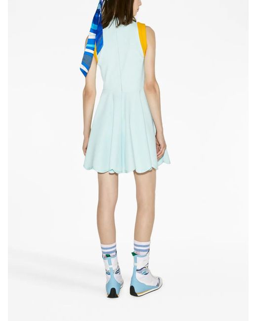 Emilio Pucci Flared Jurk in het Blue