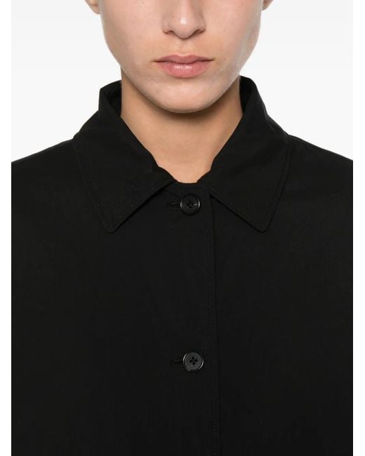 The Row Black Evadne Buttoned Jacket