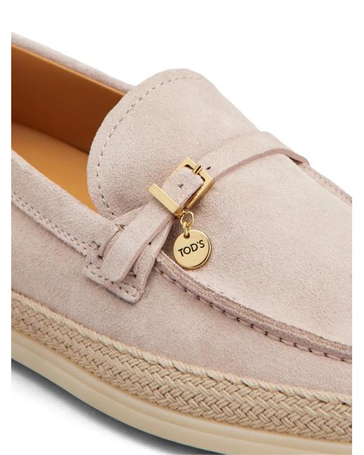 Tod's スエード ローファー Natural