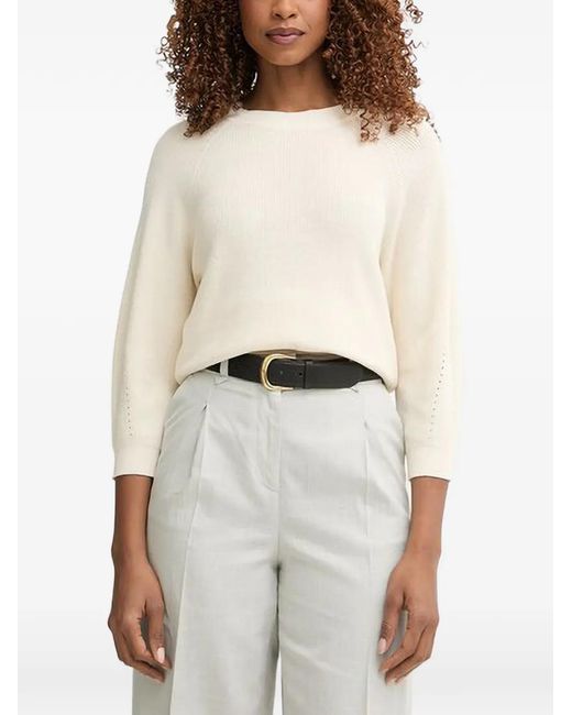 Benetton Natural Raglan-Sleeve Sweater