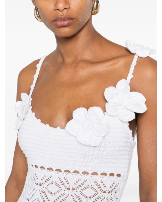 retroféte White Orleane Mini Dress