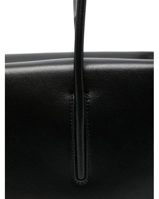 DeMellier London Black Stockholm Logo-Stamp Shoulder Bag