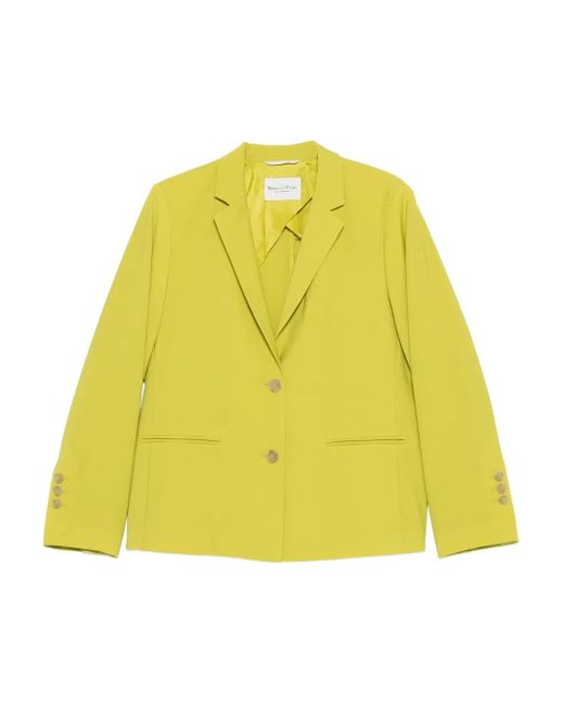 Marc O' Polo Blazer Met Enkele Rij Knopen in het Yellow