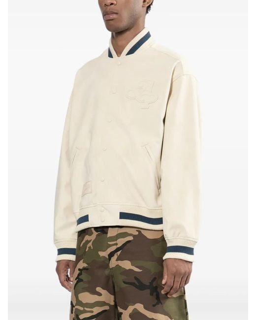 Aape By A Bathing Ape Natural Logo-Embossed Jacket for men