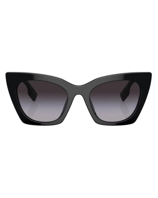 Burberry Black Marianne Cat-Eye Frame Sunglasses