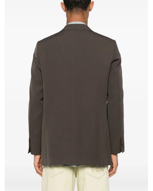 Auralee Gray Wool Blazer for men