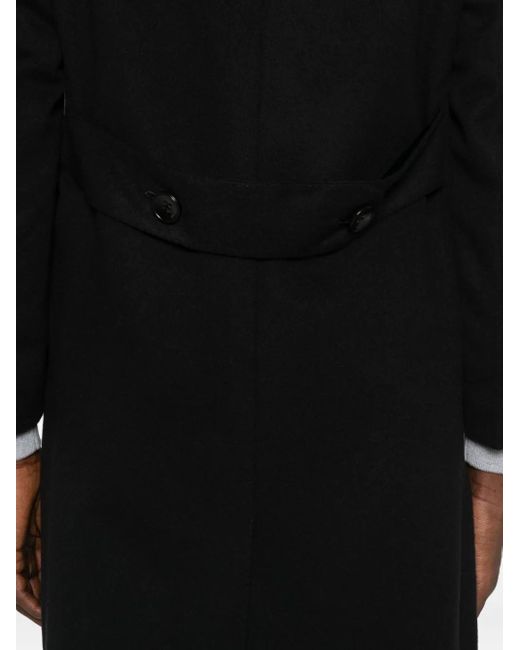 Kiton Jas Met Dubbele Rij Knopen in het Black voor heren