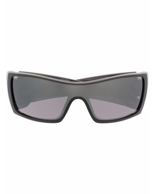 Oakley Gray Mask-Frame Sunglasses for men