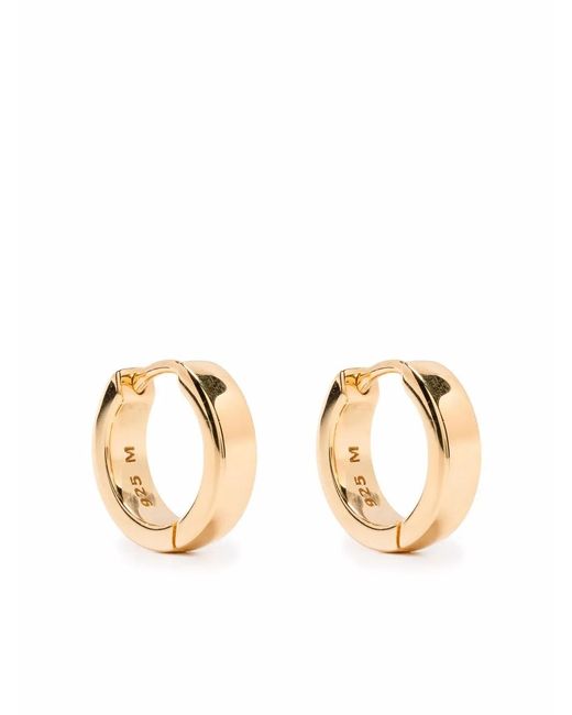 Missoma Metallic Thick Huggie Earrings
