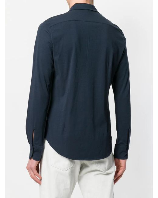 Aspesi Blue Slim Fit Shirt for men