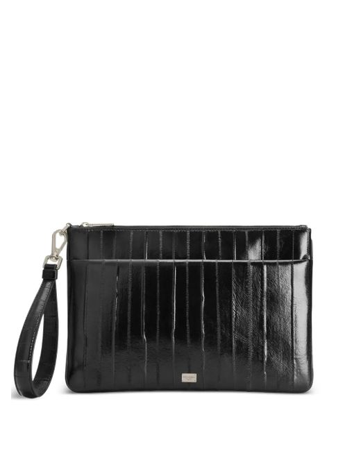 Dolce & Gabbana Clutch mit Reißverschluss in Black für Herren