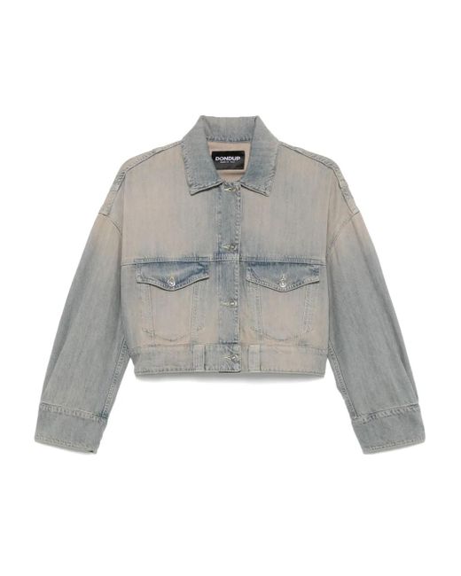 Dondup Gray Denim Jacket