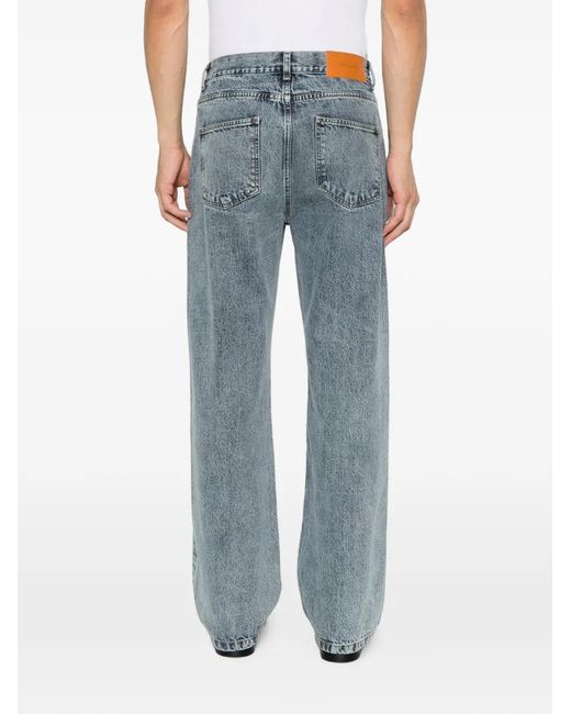 Second/Layer Blue Big Papi Straight-Leg Jeans for men