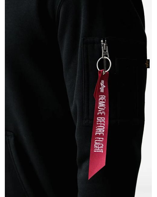 Alpha Industries Black Alpha Hoodie for men