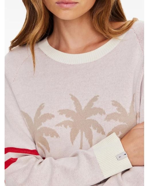 The Upside Red Palma Palm-Tree Sweater