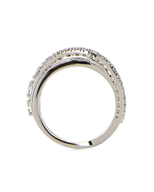 Swarovski Metallic Twist Rows Ring