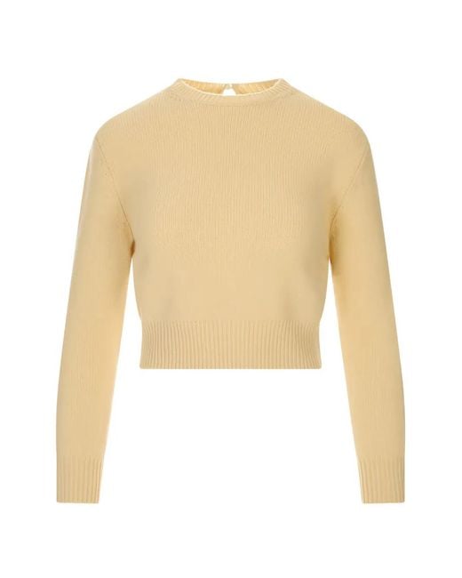 Pull Crop Jil Sander en coloris White