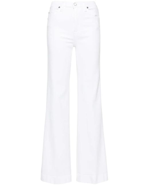 7 For All Mankind White "dojo" Jeans