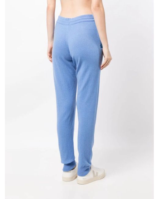 Teddy Cashmere Blue Milano Cashmere Track Pants
