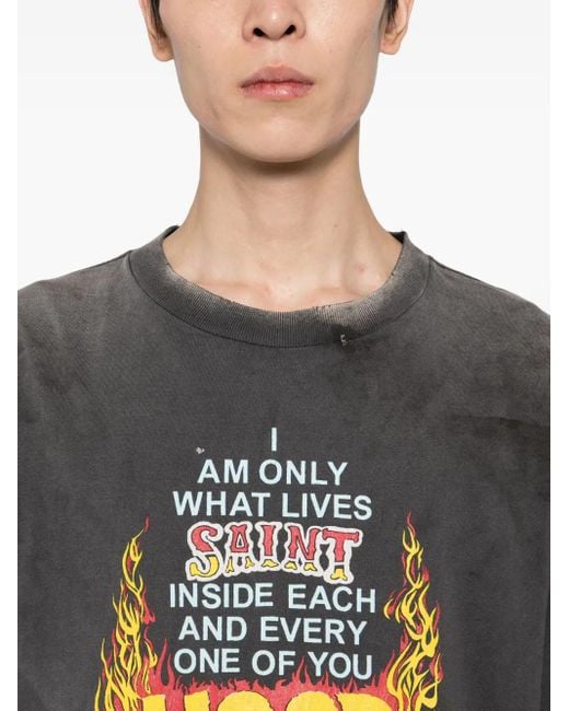 メンズ SAINT Mxxxxxx X Neighborhood Tシャツ Black