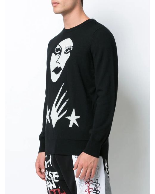 Haculla Black Witchslap Jumper for men