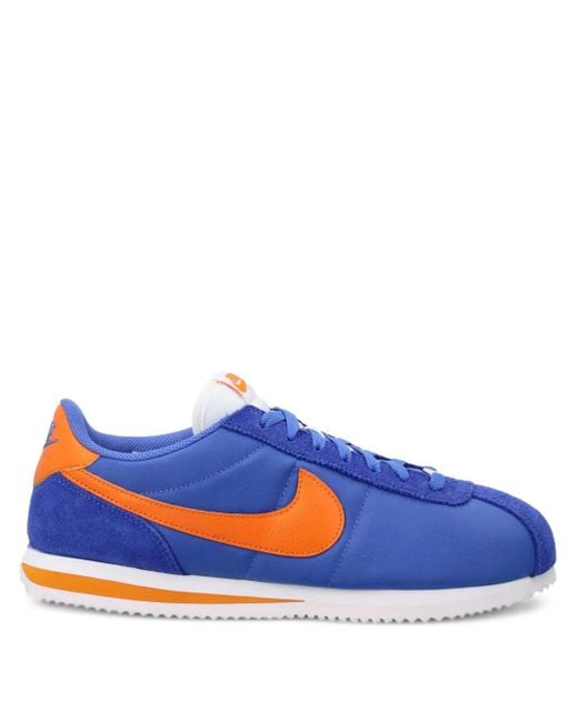 Nike Blue Cortez Textile Sneakers for men