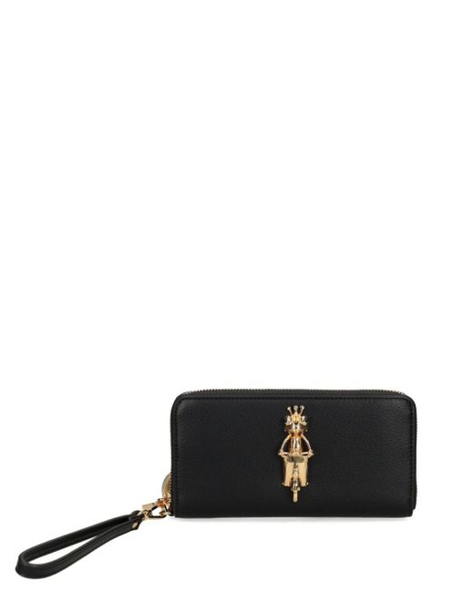 Love Moschino Black Logo-Lettering Wallet