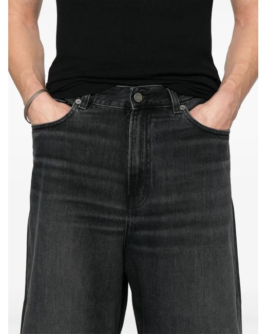 Haikure Black Jo Denim Shorts for men