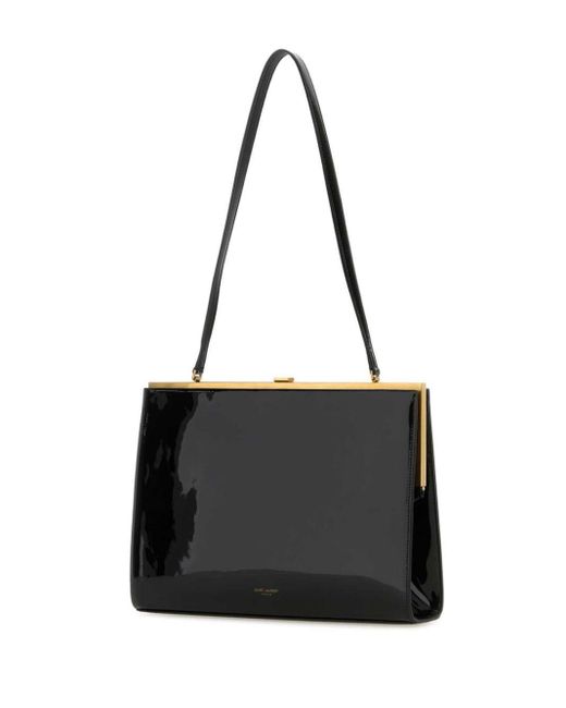 ショルダーバッグ・ポシェット SAINT LAURENT BLACK LEATHER LE ANNE-MARIE SHOULDER BAG Saint Laurent 'le Anne-marie' Shoulder Bag in Black | Lyst