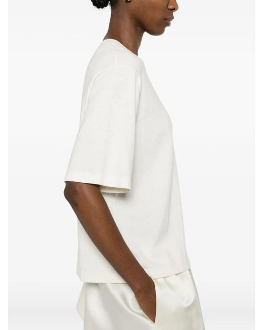 Bompard White Chemise À Coupe Oversize