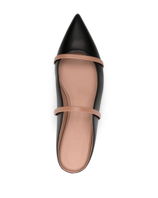 Malone Souliers Black Maureen Leather Mules